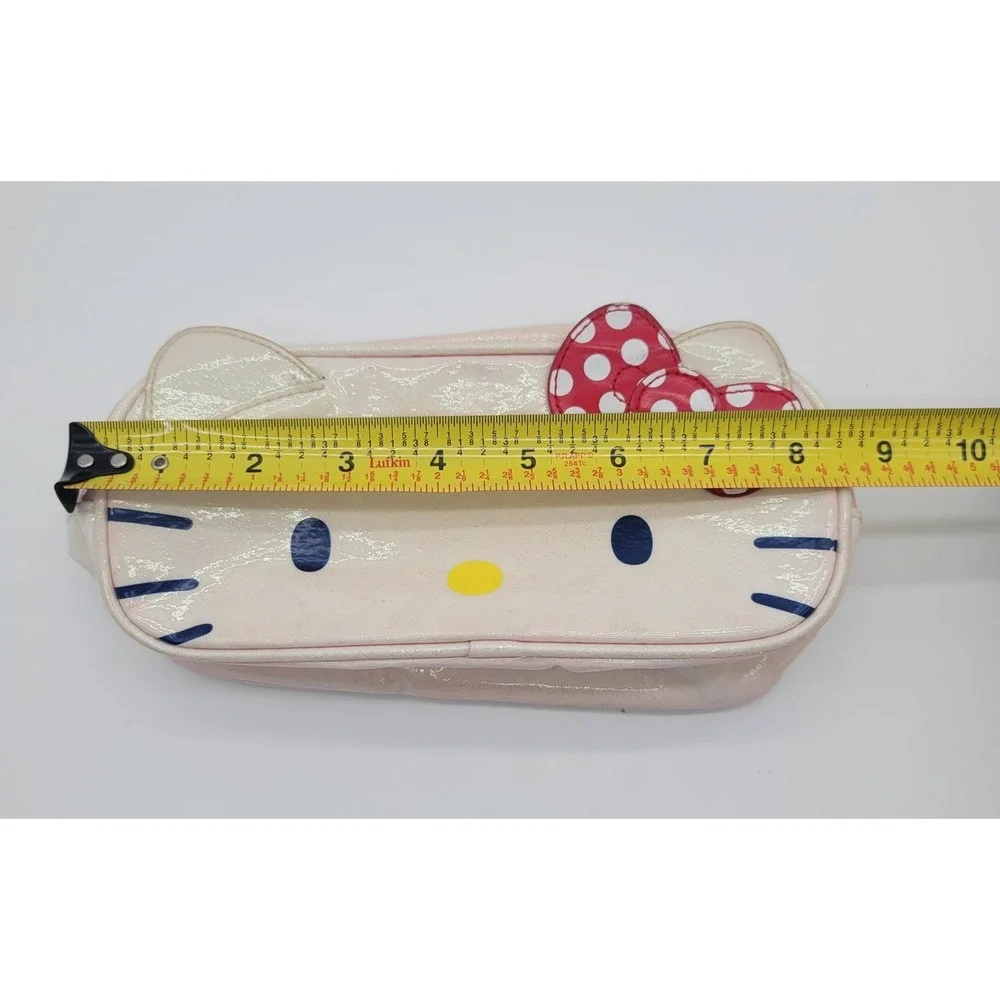 Sanrio Hello Kitty Iridescent Pencil Case Cosmetic Pouch Zip Bag Kawaii